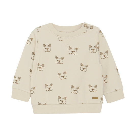 Long Sleeve Baby Sweatshirt: Sandshell