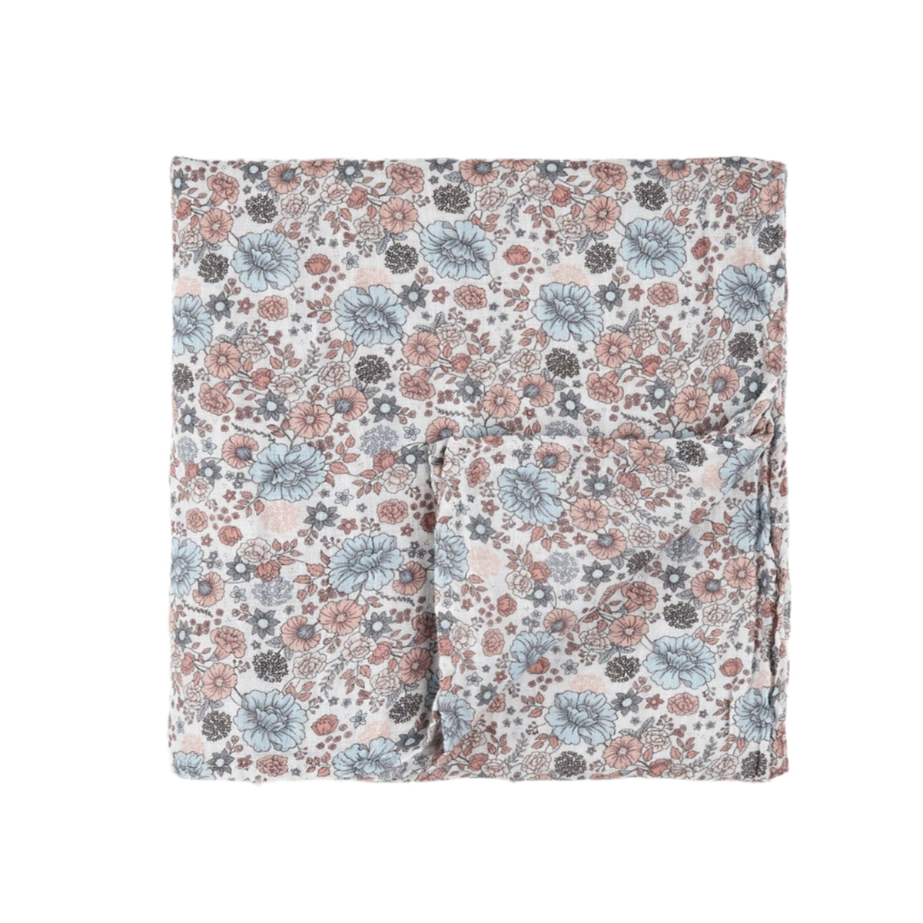 Vintage Flowers Swaddle Blanket