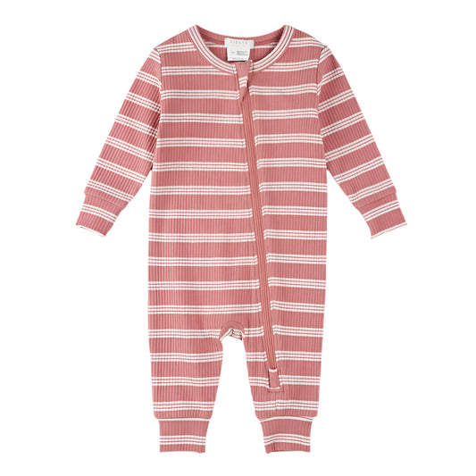 Bubblegum Striped Modal Rib Sleeper