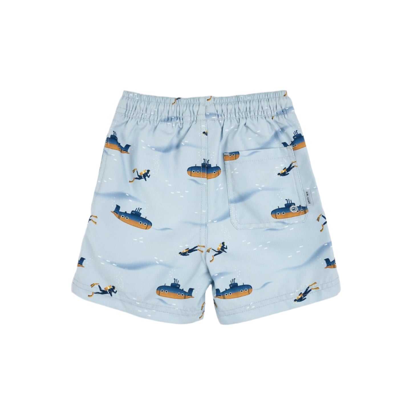 Blue Scuba Swim Trunks