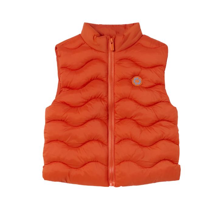 Orange Baby Puffer Vest