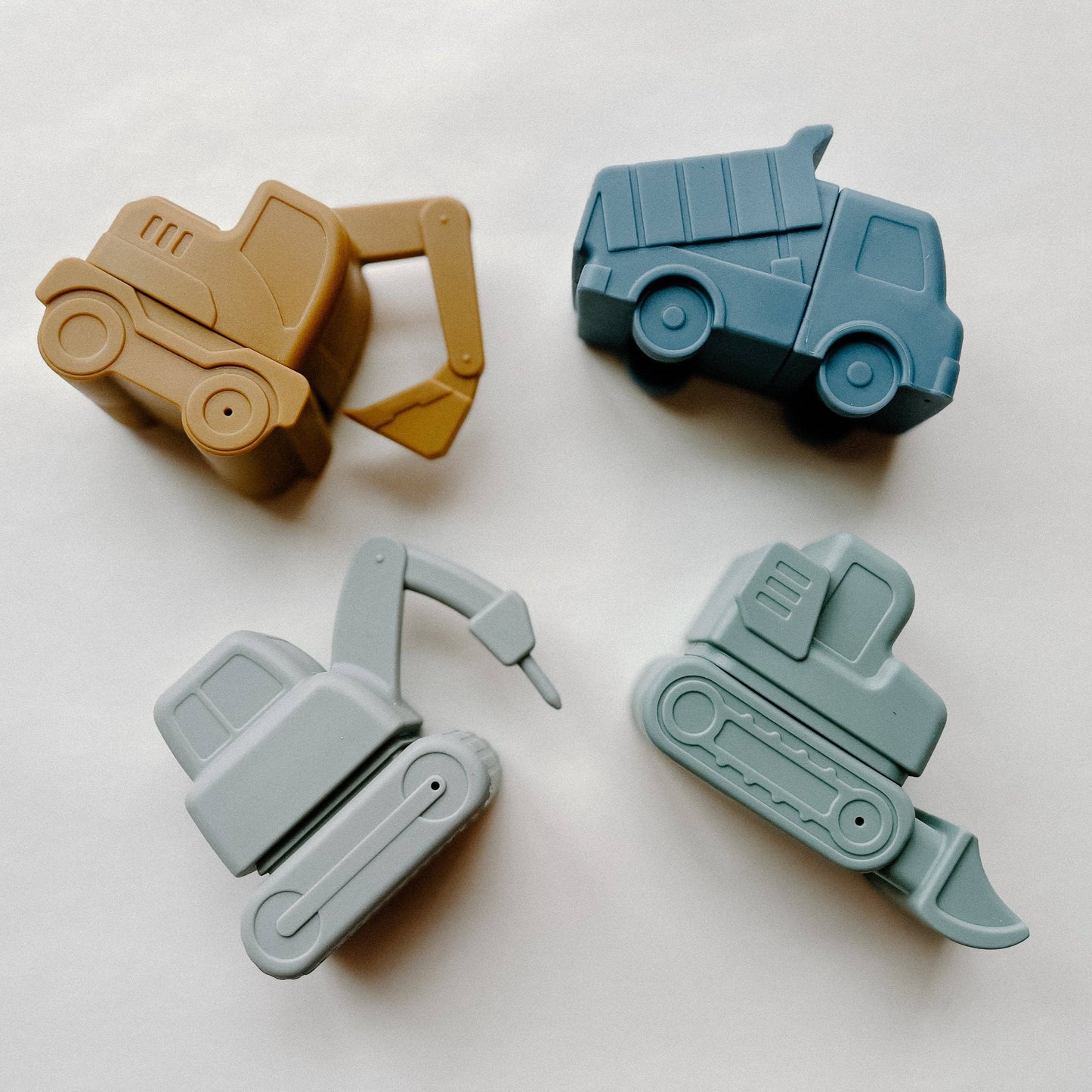 Construction Bath Toys - Earth Tones