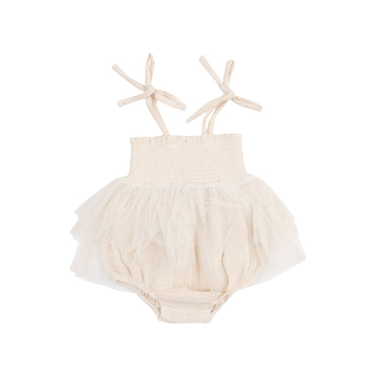 Tutu Bubble with Tulle Skirt: White Swan