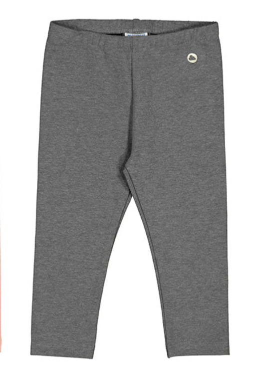 Gray Basic Baby Leggings