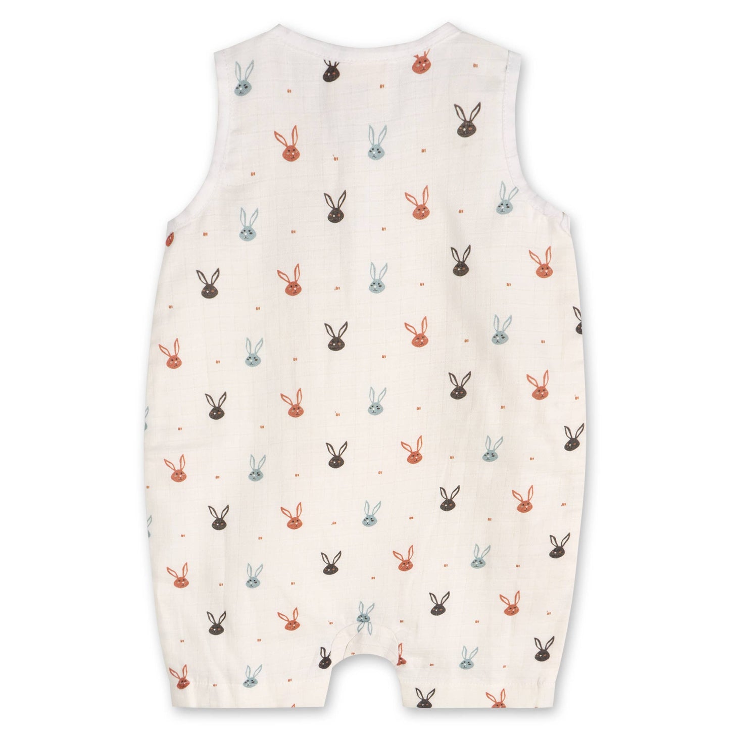 Mini Bunnies Short Baby Romper (Organic Muslin)