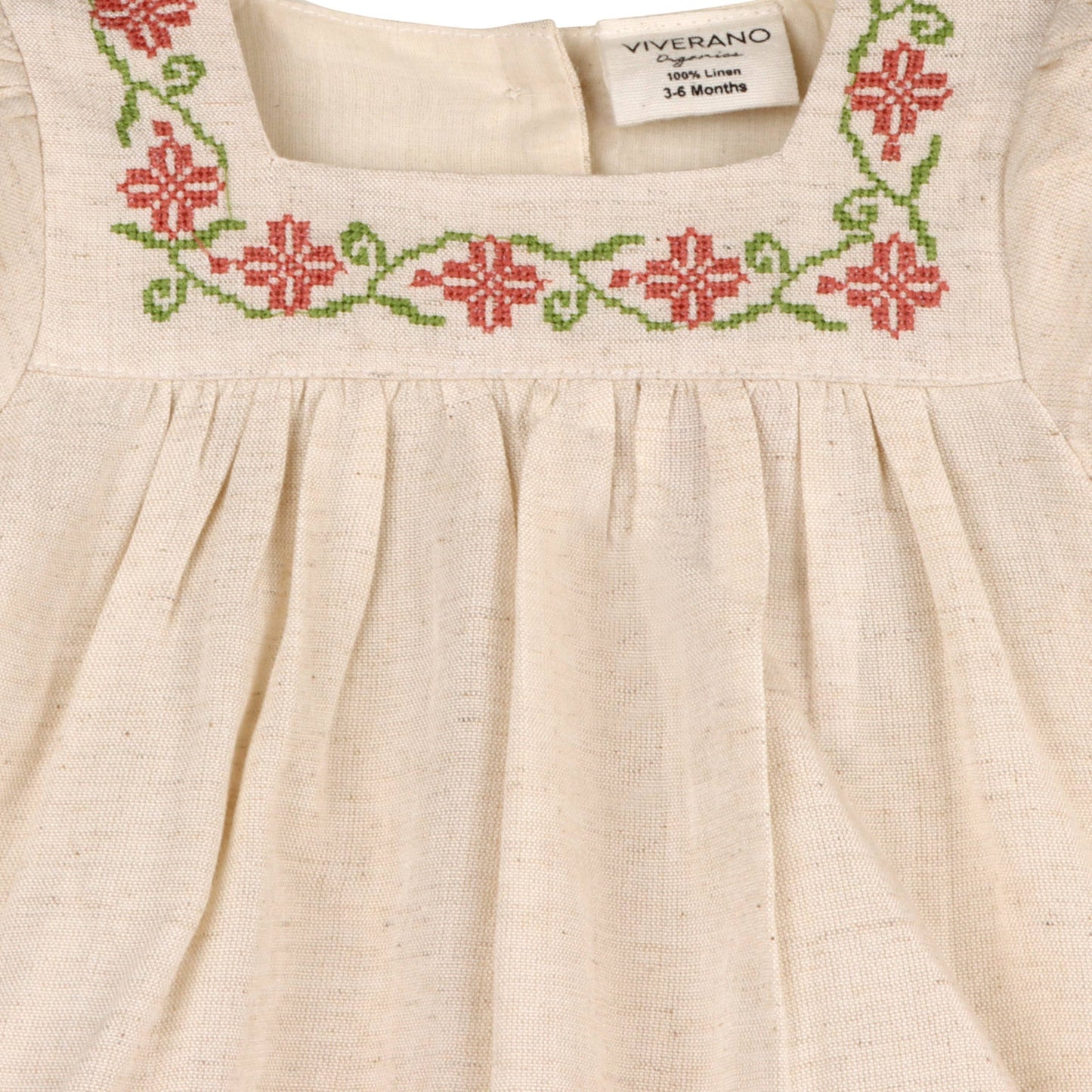 Avalyn Floral Embroidered Dress + Bloomer