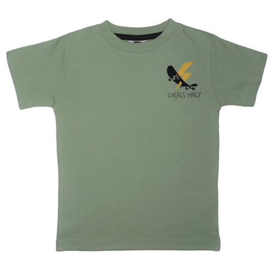 Locals Only Tee: LT.OLIVE