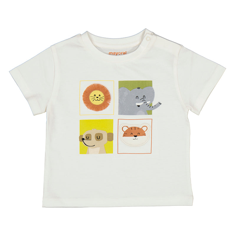 Baby Animal Face S/s t-shirt