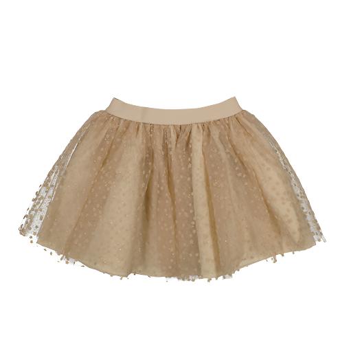 Girls Rose Glitter Tulle Skirt