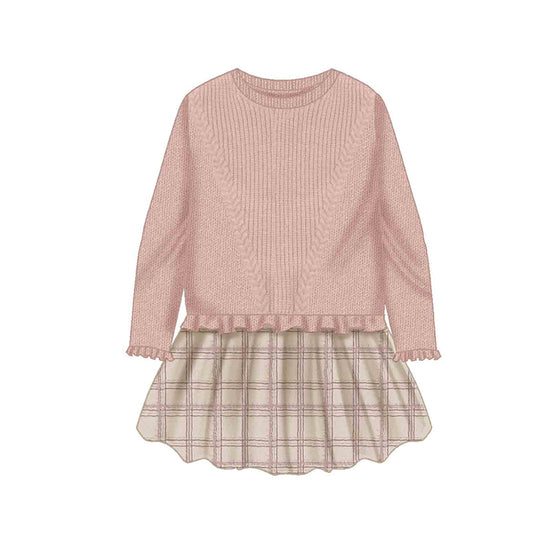 Girls Rose Sweater Dress