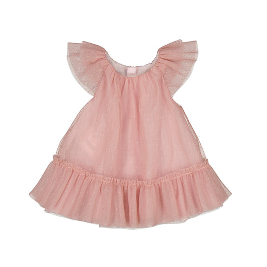 Swiss Dot Tulle dress- Sakura