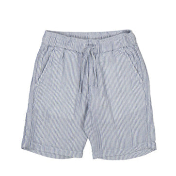 Boys Pinstripe Shorts- navy