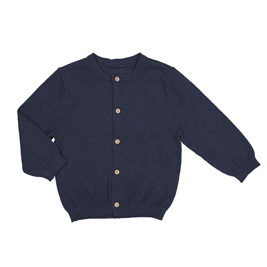 Navy Knitting pullover Baby Sweater