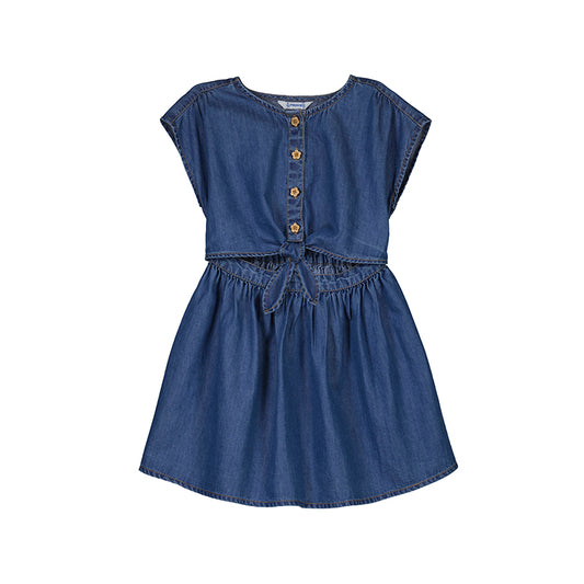 Medium Chambray Knot Dress