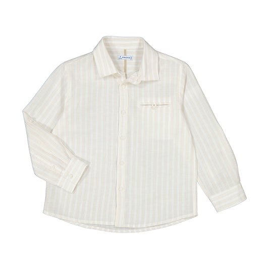 Blue Stripes Linen l/s shirt