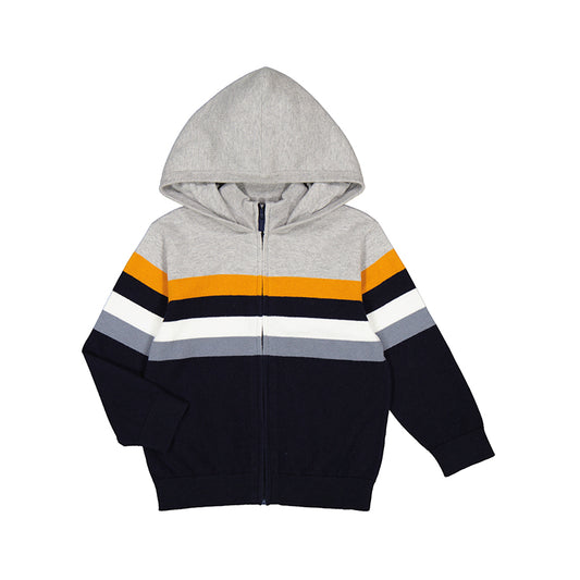 Boys Carrot Knitting pullover with hood