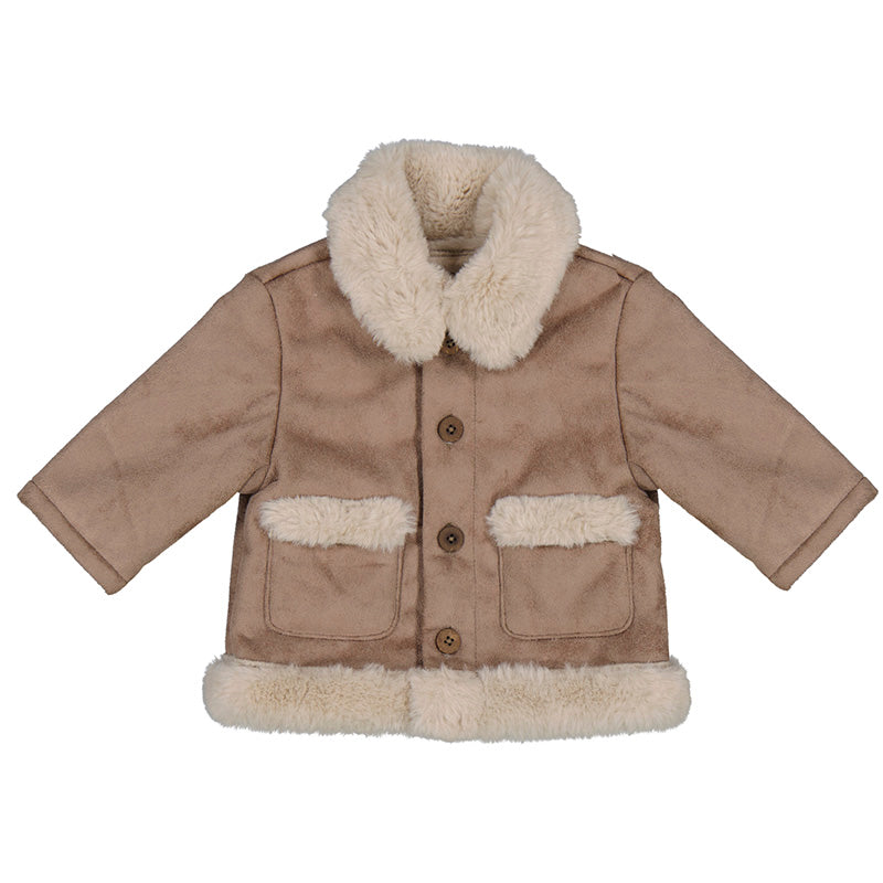 Cinammon Double faced Baby coat