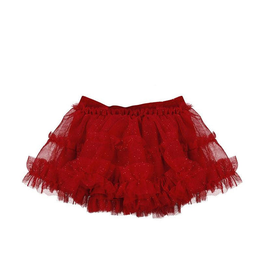 Red Tulle Baby Skirt