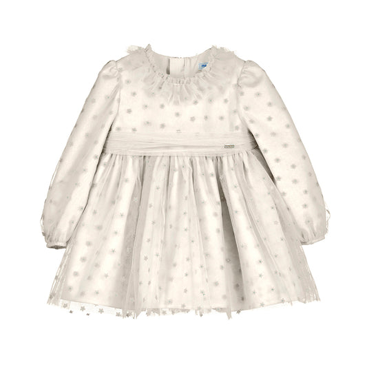 Natural Tulle Baby Dress