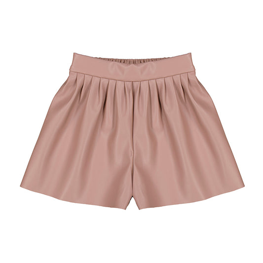 Girls Rose Leatheared skirt