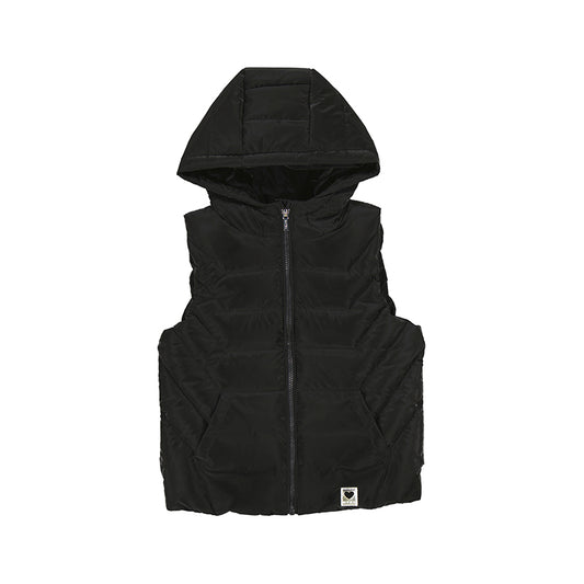 Girls Black Padded vest