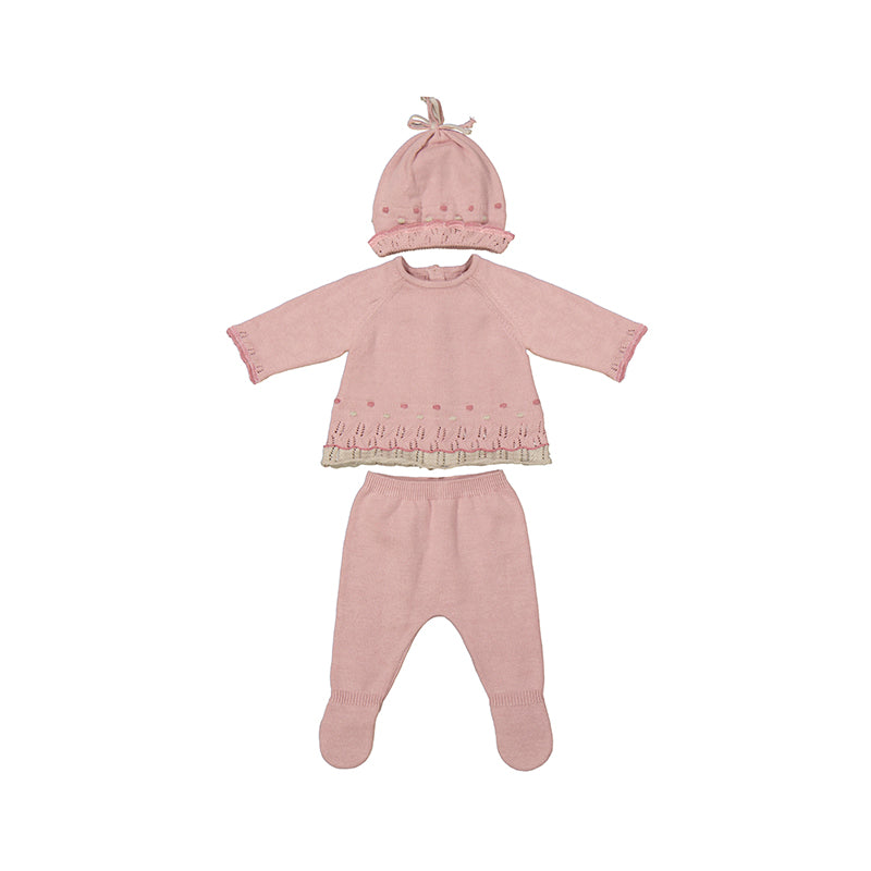 Sugar pink Leg warmer w/hat set