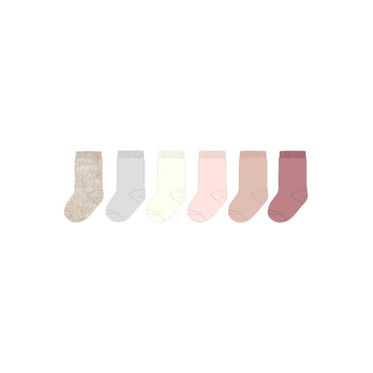 Roses Set of 6 socks