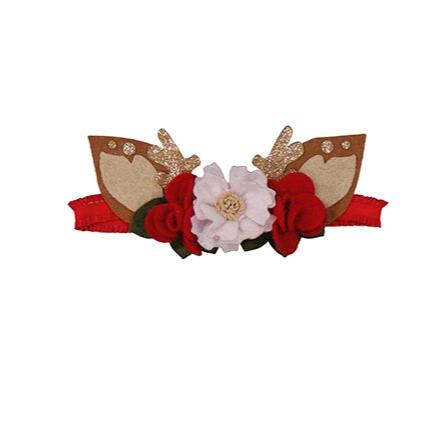 Christmas Deer Baby Headband