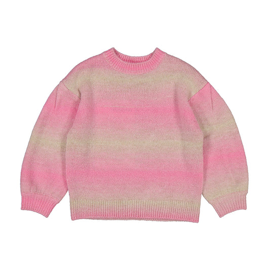 Girls Camellia Stripe Sweater