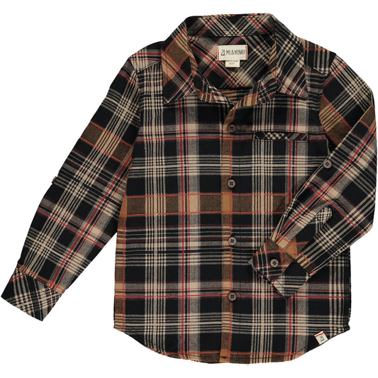 Atwood Woven shirt: Brown Plaid