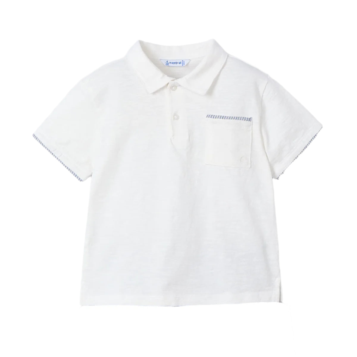 Boys Polo Shirt- white