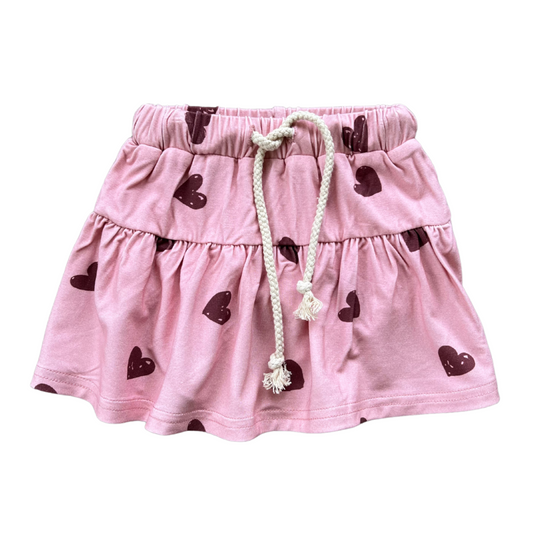 Ruby Hearts Skort