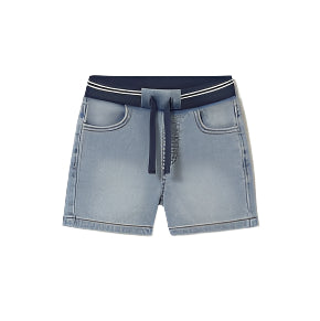 Baby Denim Shorts with Elastic Waistband