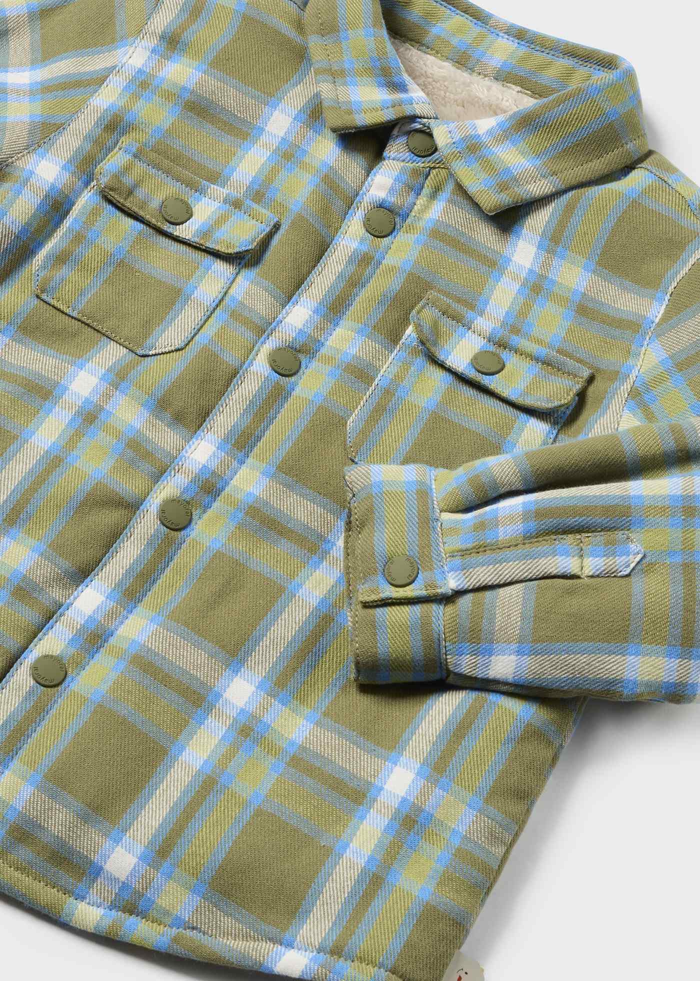 Baby Lined Overshirt - Forest