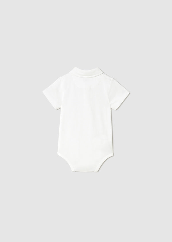 S/s body polo: White