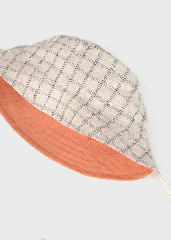 Reversible bucket hat: Peach