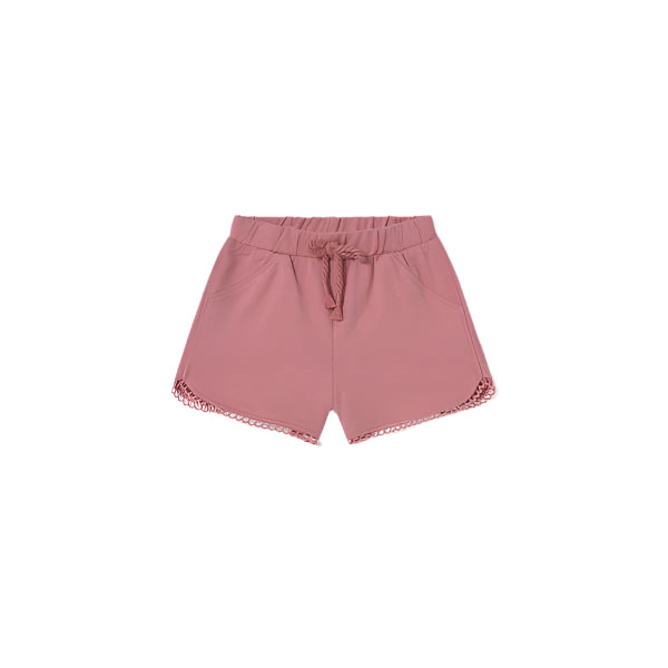 Knit Shorts- blush