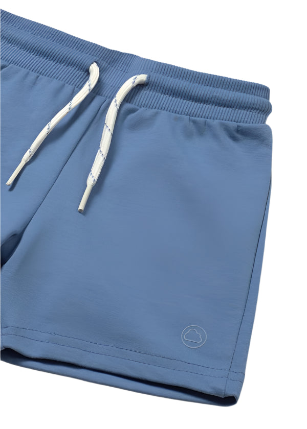 Fleece shorts: Capri blue