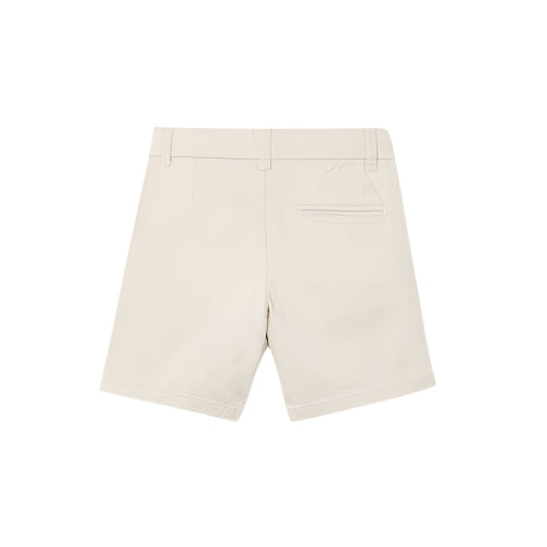 Twill Chino Shorts: Bone