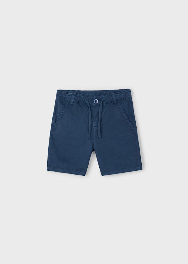 Linen Drawstring shorts: Midnight