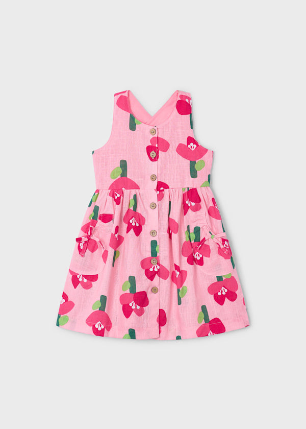 Painted Flowers Dress: Peony