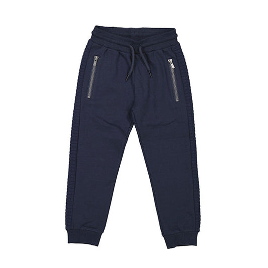 Navy Padded Joggers