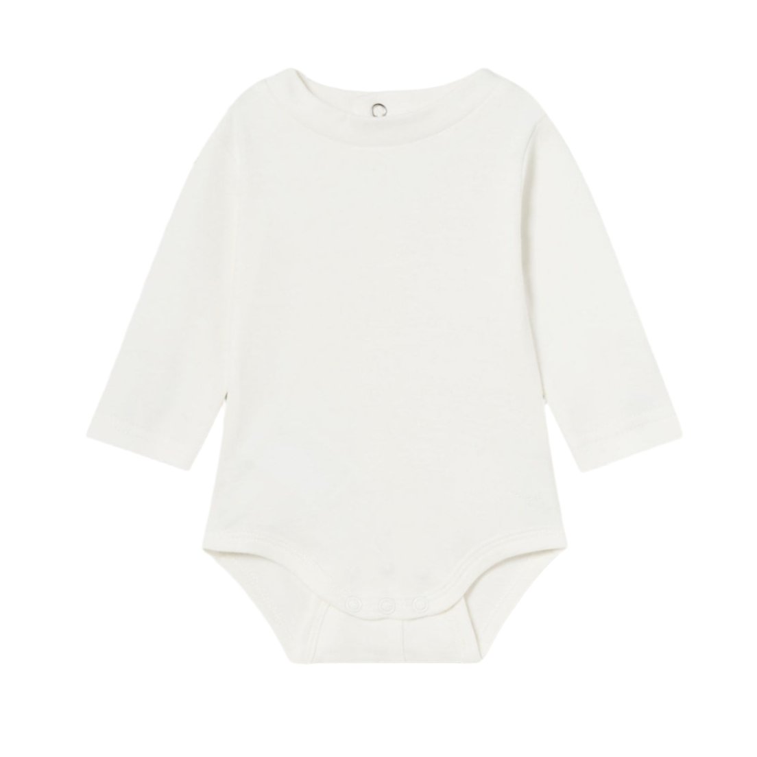 Natural Mockneck Baby Body Suit