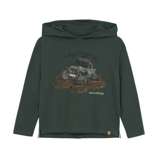 Boys Tshirt Ls: Jungle Green