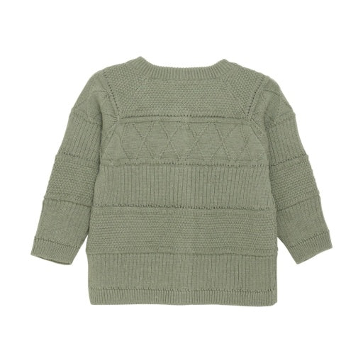 Baby Cardigan Knit: Sea Spray