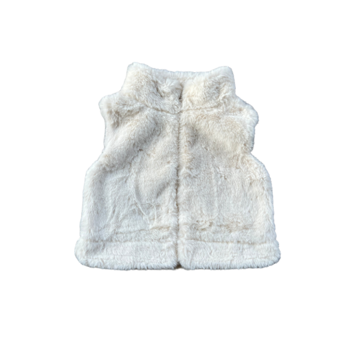 Fur Baby Vest: Cream