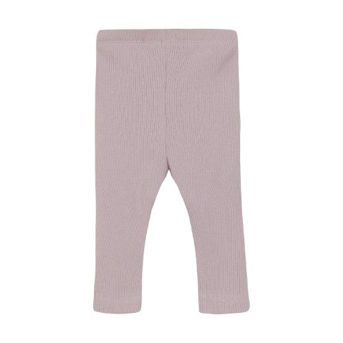 Ribbed Baby LEGGINGS: DAWN PINK