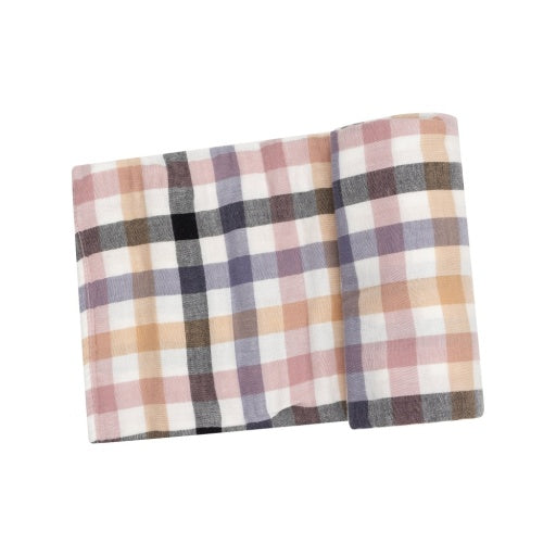 Harvest Plaid - Swaddle Blanket: Plaid