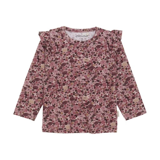 Long Sleeve Baby T-SHIRT: DUSTY ROSE