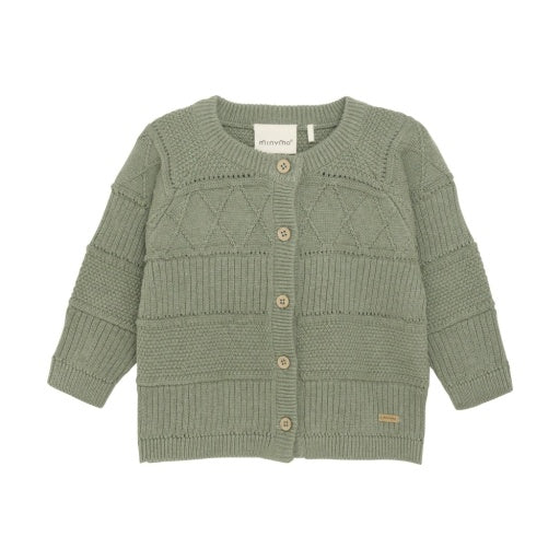 Baby Cardigan Knit: Sea Spray